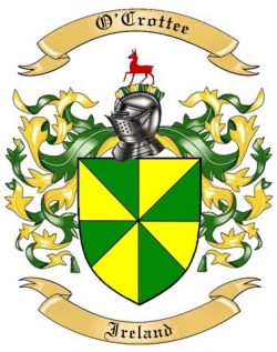 O'Crottee Family Crest from Ireland