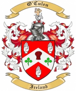 O'Culen Family Crest from Ireland