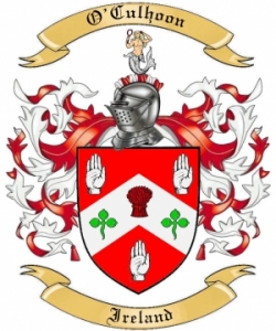 O'Culhoon Family Crest from Ireland