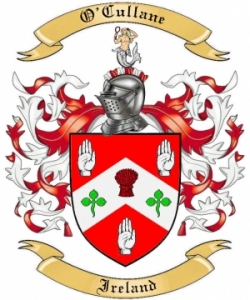O'Cullane Family Crest from Ireland