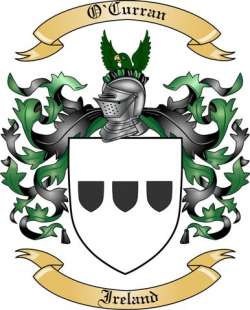 O'Curran Family Crest from Ireland