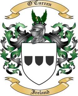 O'Curren Family Crest from Ireland