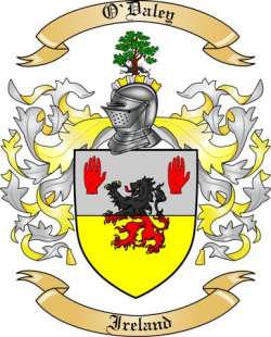 O'Daley Family Crest from Ireland