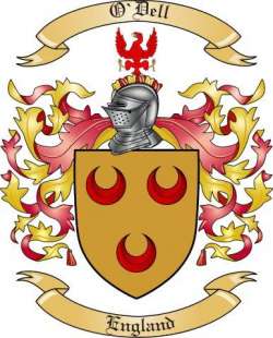 O'Dell Family Crest from England