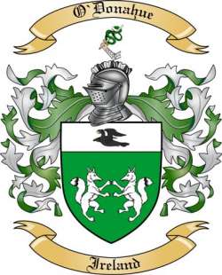 O'Donahue Family Crest from Ireland