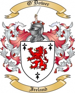 O'Dower Family Crest from Ireland
