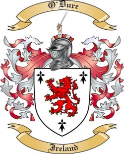 O'Dure Family Crest from Ireland