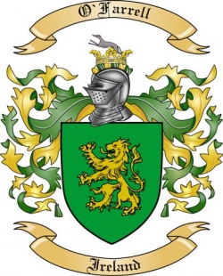 O'Farrell Family Crest from Ireland