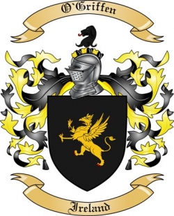 O'Griffen Family Crest from Ireland
