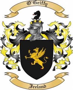 O'Griffy Family Crest from Ireland