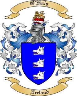 O'Haly Family Crest from Ireland
