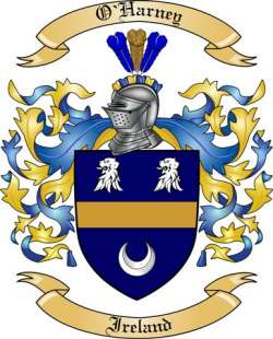 O'Harney Family Crest from Ireland
