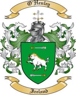 O'Henley Family Crest from Ireland