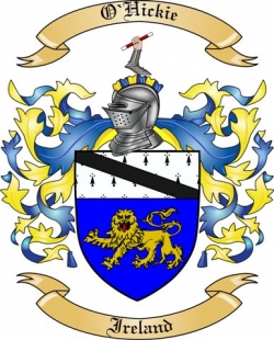 O'Hickie Family Crest from Ireland