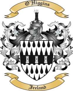 O'Higgins Family Crest from Ireland