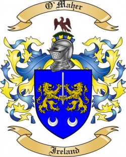 O'Maher Family Crest from Ireland