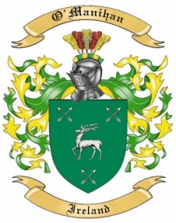 O'Manihan Family Crest from Ireland