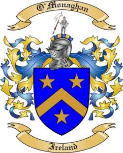 O'Monaghan Family Crest from Ireland