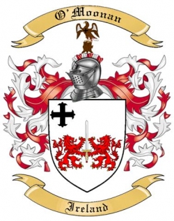 O'Moonan Family Crest from Ireland