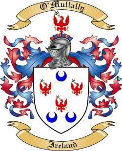O'Mullally Family Crest from Ireland