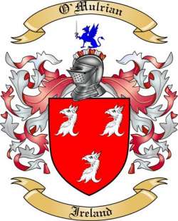 O'Mulrian Family Crest from Ireland