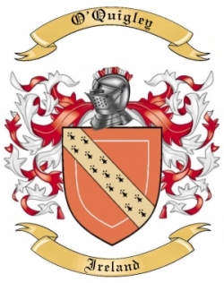 O'Quigley Family Crest from Ireland