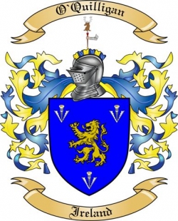 O'Quilligan Family Crest from Ireland