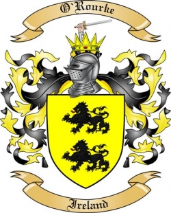 O'Rourke Family Crest from Ireland