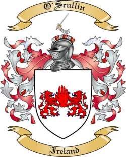 O'Scullin Family Crest from Ireland