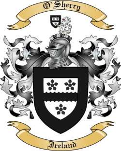 O'Sherry Family Crest from Ireland