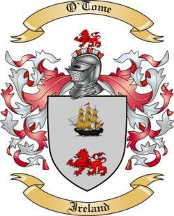 O'Tome Family Crest from Ireland