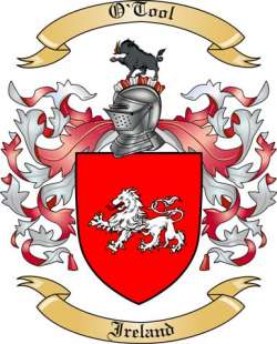 O'Tool Family Crest from Ireland