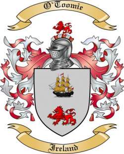 O'Toomie Family Crest from Ireland