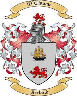 O'Twome Family Crest from Ireland