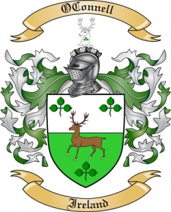 OConnell Family Crest from Ireland