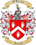 O Byrnes Family Crest from Ireland