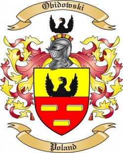 Obidowski Family Crest from Poland