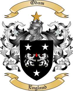 Odam Family Crest from England