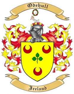 Odehull Family Crest from Ireland