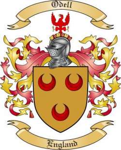 Odell Family Crest from England