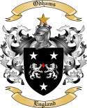 Odhams Family Crest from England
