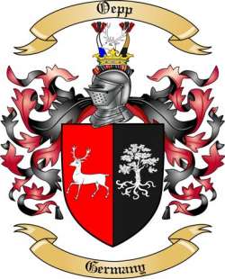 Oepp Family Crest from Germany