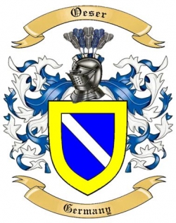 Oeser Family Crest from Germany