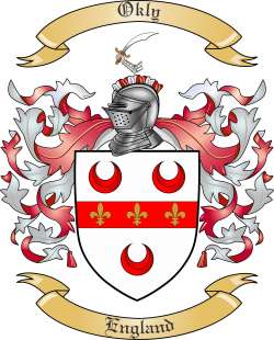 Okly Family Crest from England