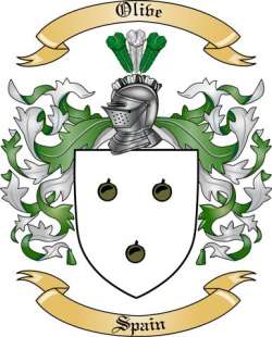 Olive Family Crest from Spain