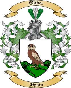 Oliver Family Crest from Spain2