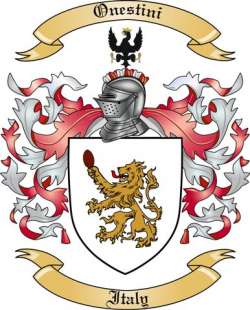 Onestini Family Crest from Italy