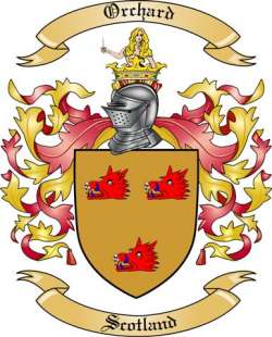 Orchard Family Crest from Scotland
