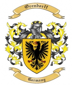 Orendorff Family Crest from Germany