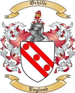 Orhille Family Crest from England
